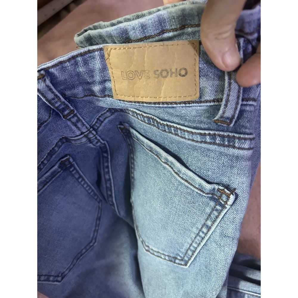 Love SOHO Jeans Womens 00 Light Wash Flare Bootcut Stretch Denim‎ Mid Rise - Picture 6 of 7